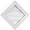 Ekena Millwork Diamond Surface Mount PVC Gable Vent: Non-Functional, w/ 2"W x 1-1/2"P Brickmould Frame, 16"W x 16"H GVPDI16X1602SN - alternate 1